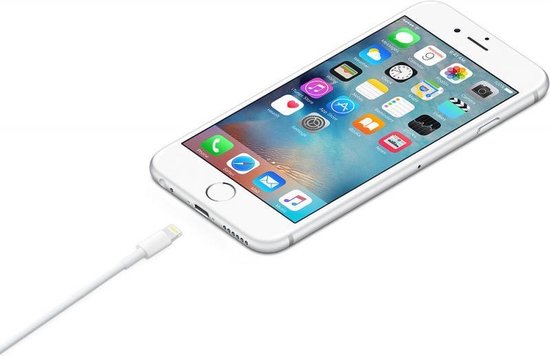 Apple Lightning naar Usb A Kabel 1 Meter - Wit