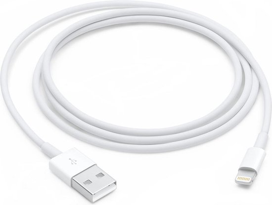 Apple Lightning naar Usb A Kabel 1 Meter - Wit
