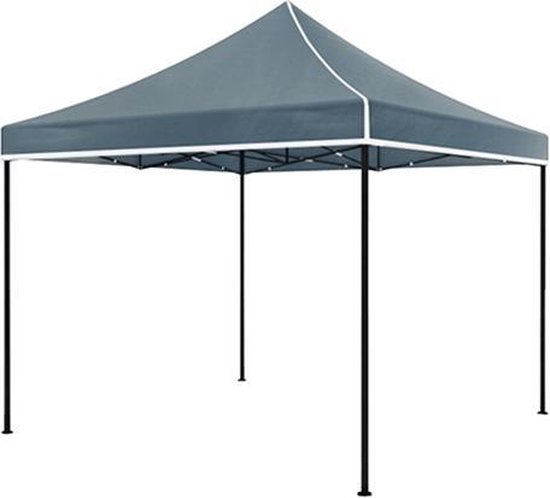 Lizzely Garden & Living Easy Up 3x3m Luxe Zonder Zijwanden Partytent - Grijs