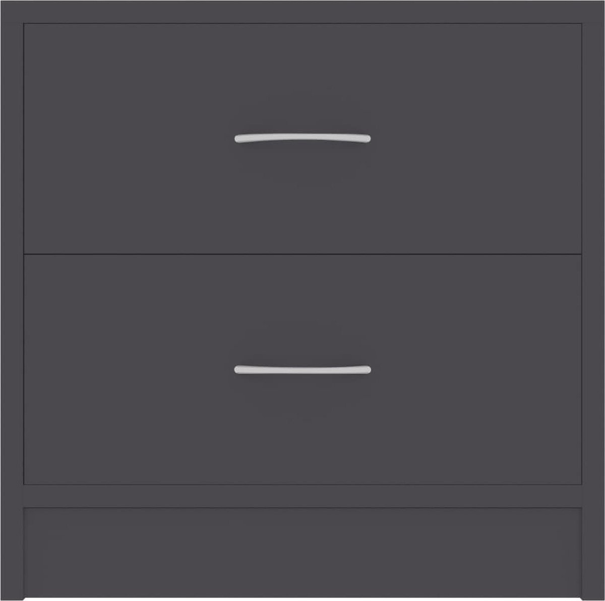 Vidaxl Nachtkastje 40x30x40 Cm Spaanplaat - Grijs