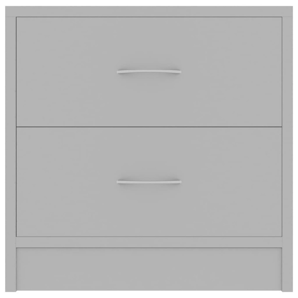 Vidaxl Nachtkastje 40x30x40 Cm Spaanplaat - Grijs