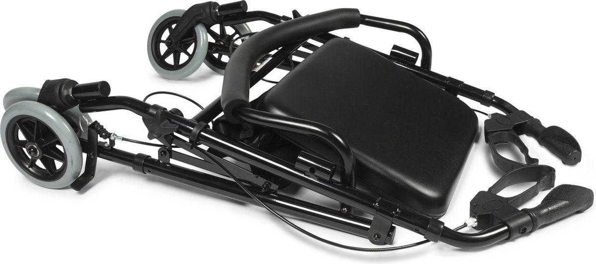 Dunimed Lichtgewicht Rollator (Opvouwbaar) - Zwart