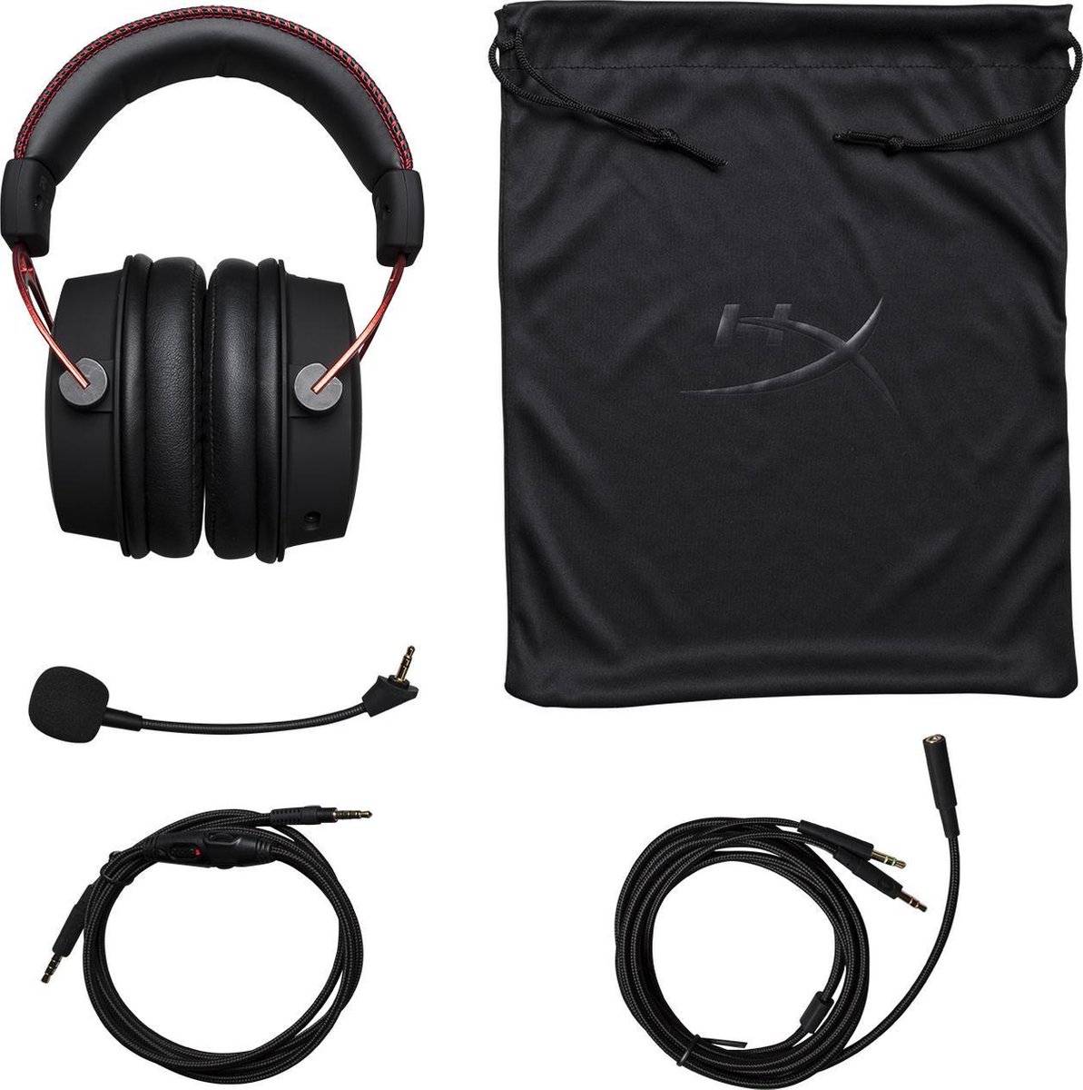 HyperX Cloud Alpha Pro Gaming Headset -/Rood - Zwart