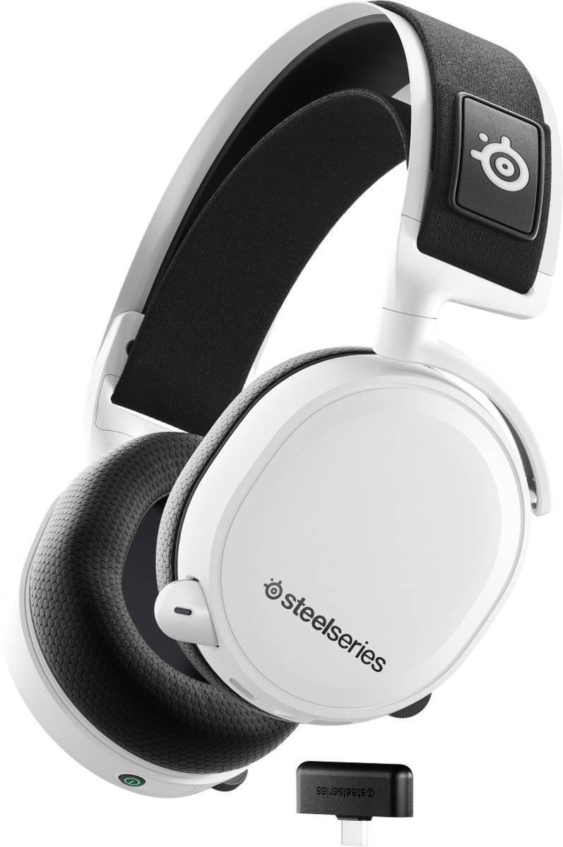 Steelseries Arctis 7+ Draadloze Headset - Wit