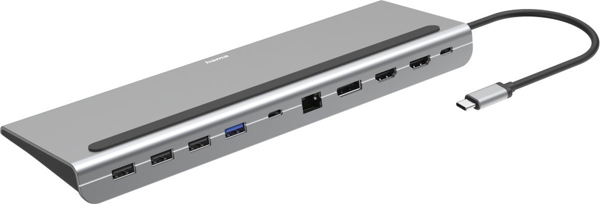 Hama 200100 USB-C Dockingstation 10-poorts