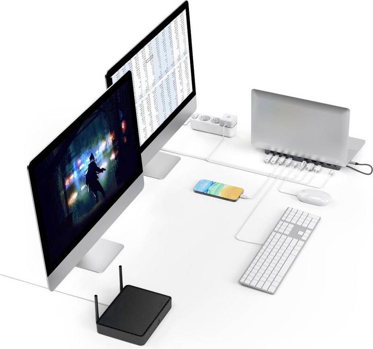 Hama 200100 USB-C Dockingstation 10-poorts