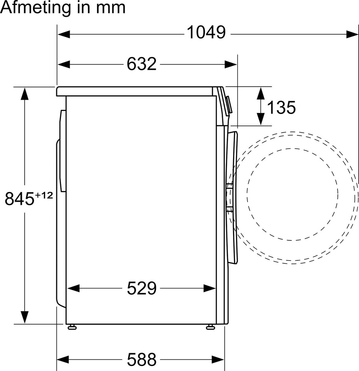Bosch WGG04407NL Serie 4 ActiveWater Plus