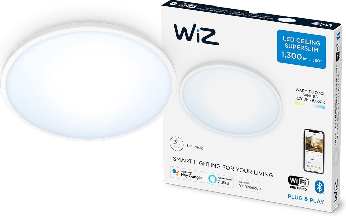 WIZ SuperSlim 14 W Warm - Wit