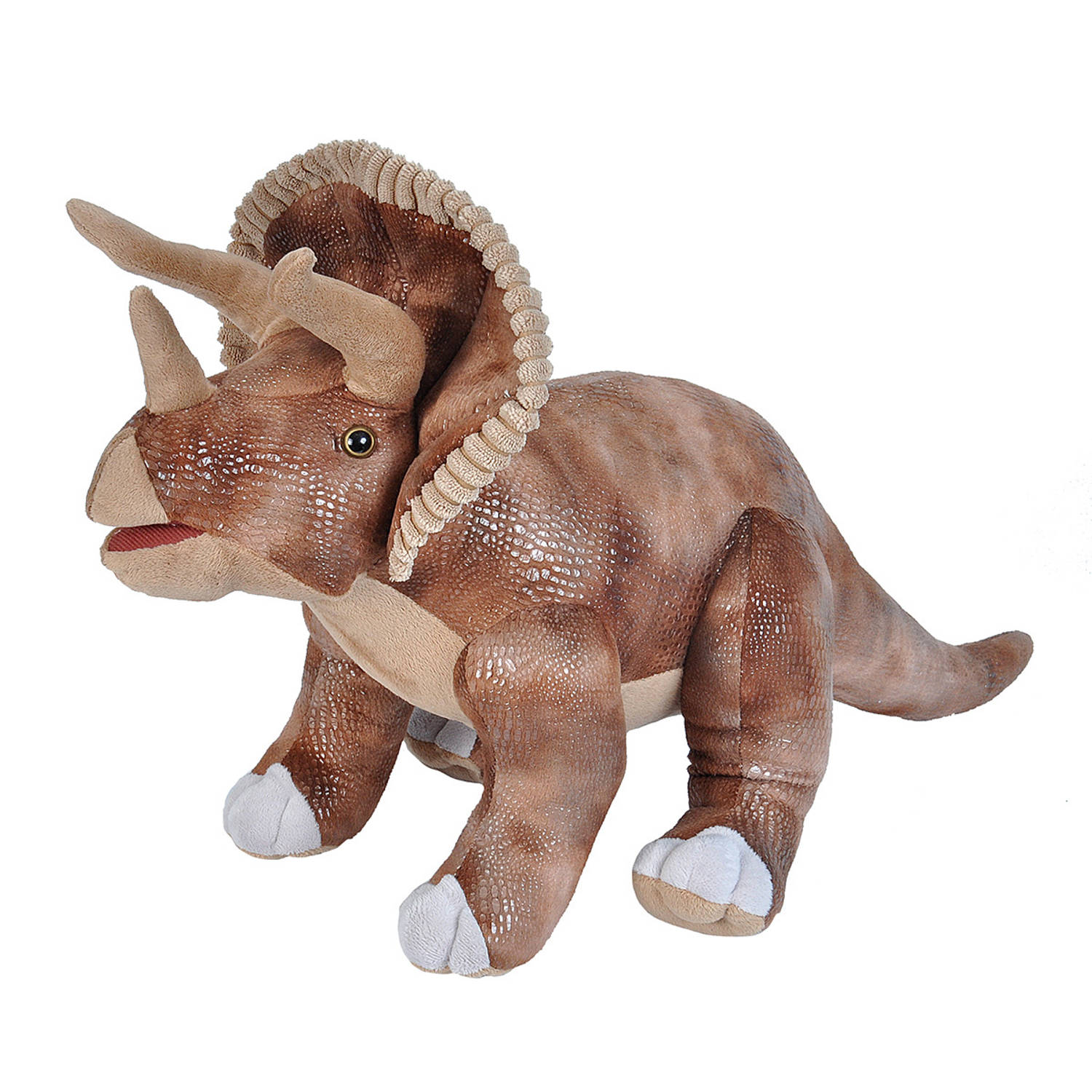 Wild Republic Knuffel Triceratops 63 Cm Pluche - Bruin