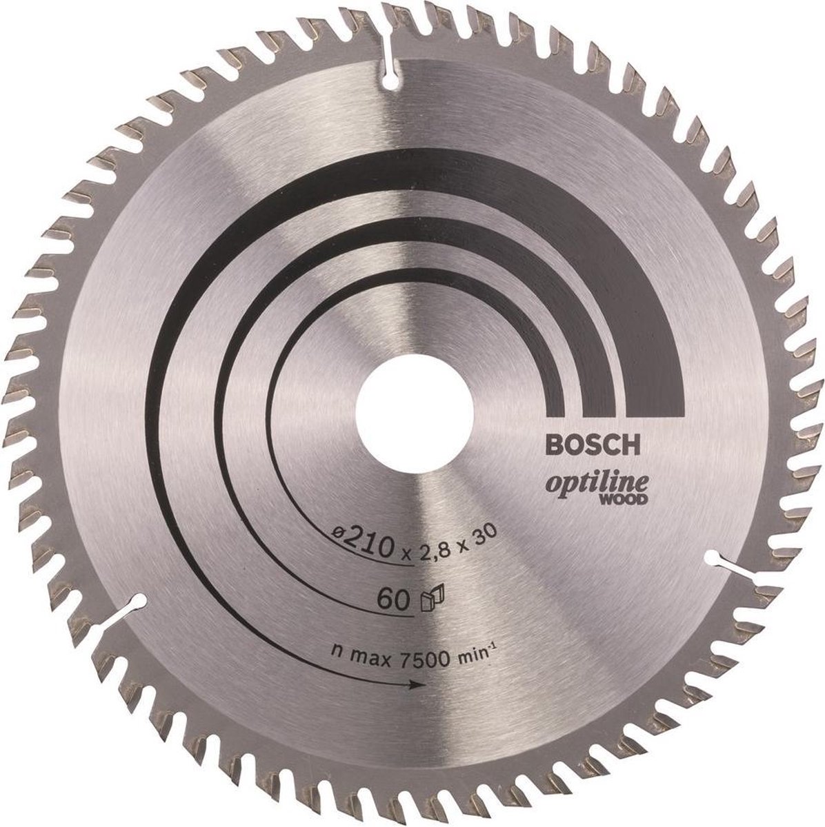 Bosch - 2608641190 Hoja De Sierra circular OP WO H 210x30-60
