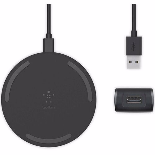 Belkin 15W draadloze lader met Quick Charge adapter - Zwart