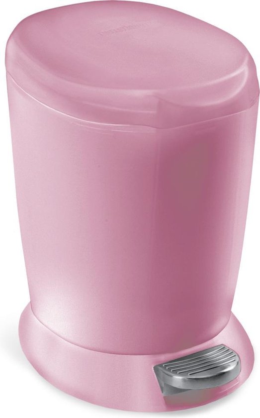 Simplehuman Afvalemmer Slim - 6 Liter - Roze