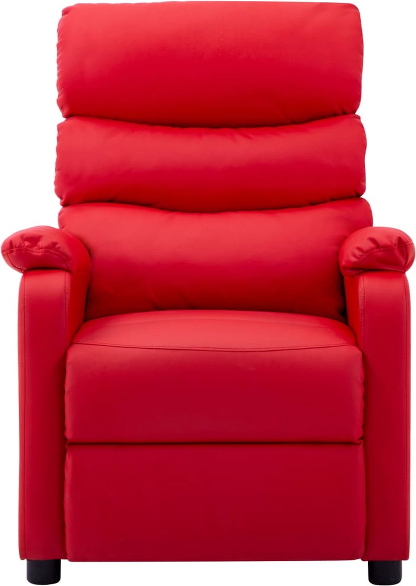 Vidaxl Stoel Verstelbaar Kunstleer - Rood