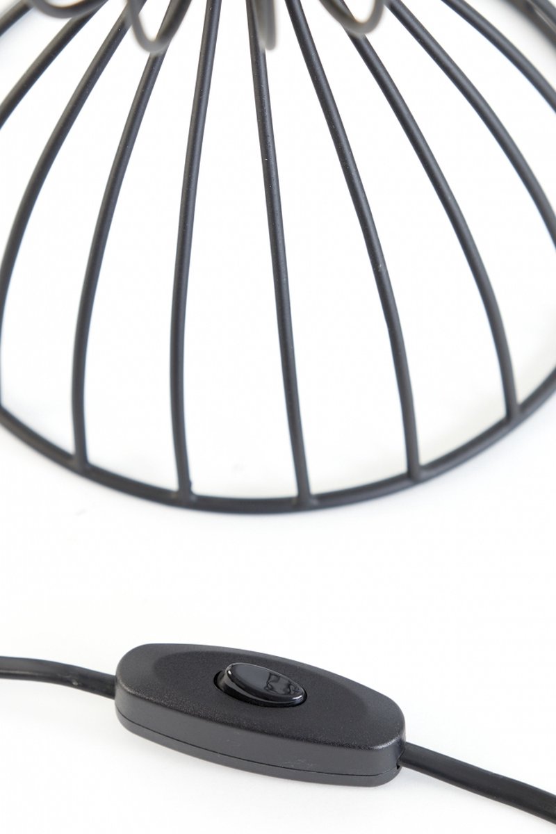 Light & Living Tafellamp Lazar - Zwart