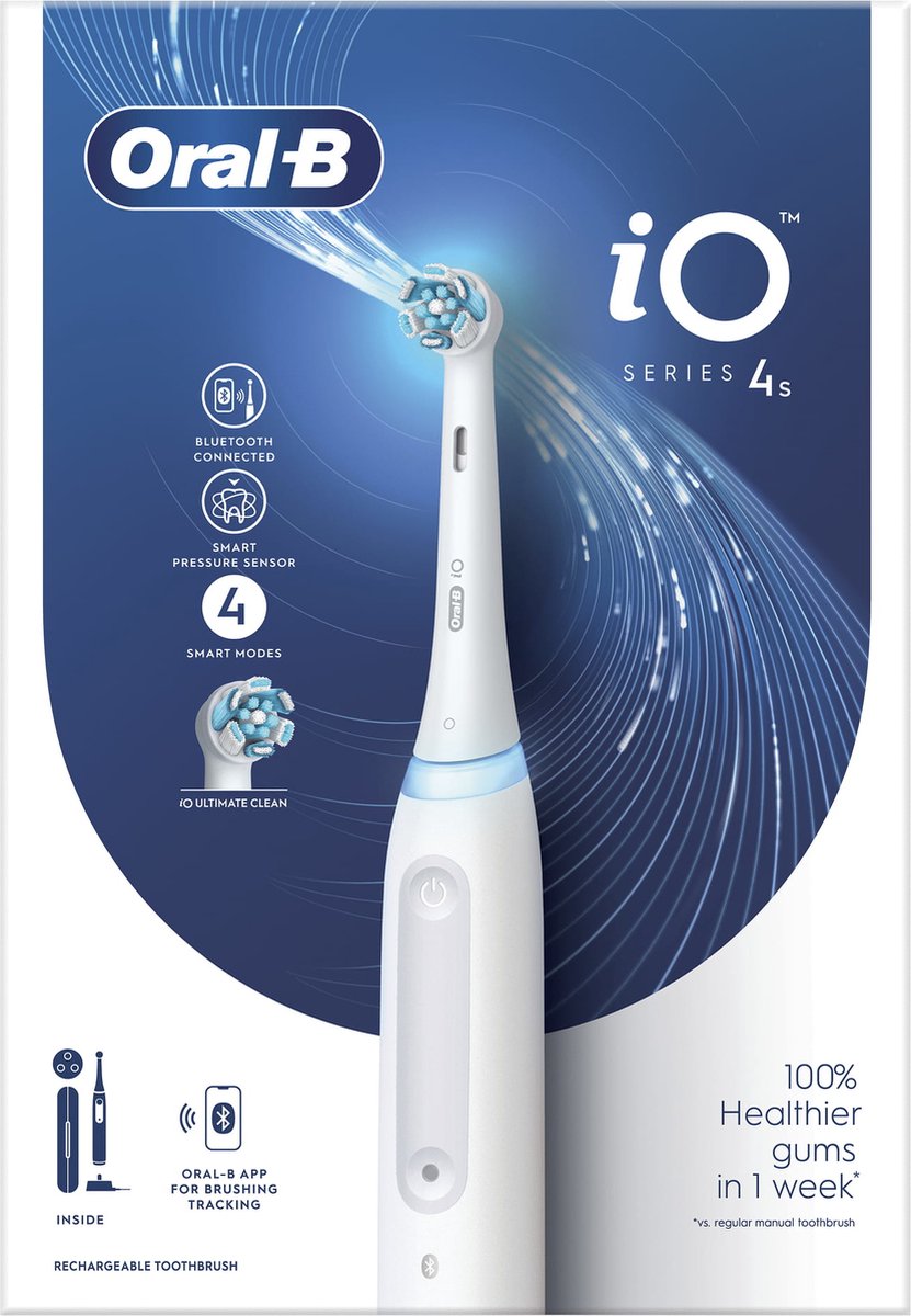 Oral B Oral-B iO 4S Elektrische Tandenborstel - Wit