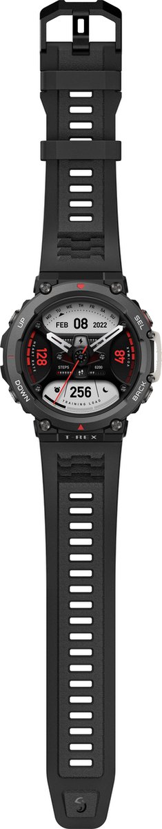 Amazfit T-Rex 2 Ember Black - Zwart