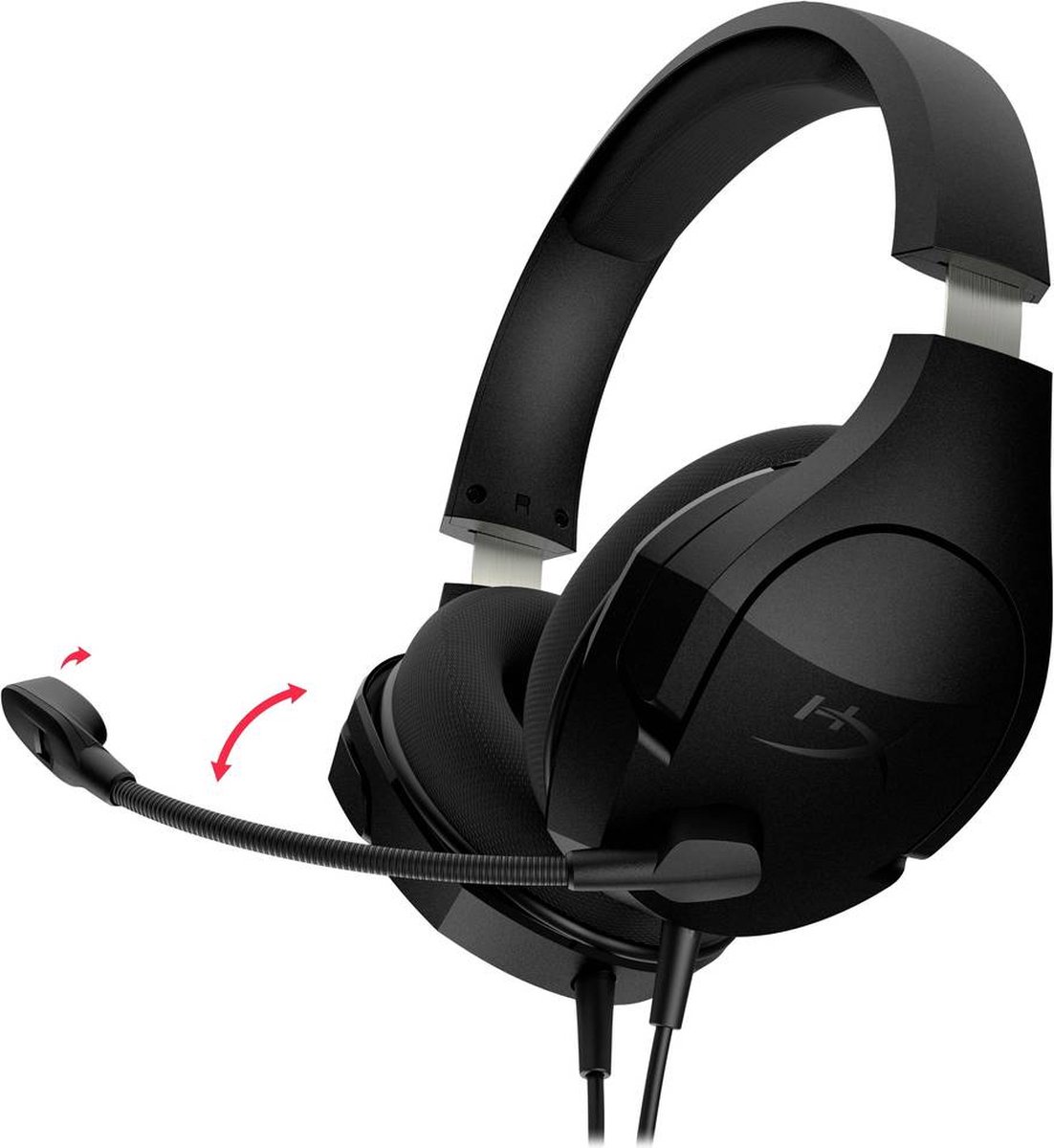 HyperX Cloud Stinger Core PC Gaming Headset - Black (PC/Mac/PS4/Xbox One/Sch/Mobile) - Wit