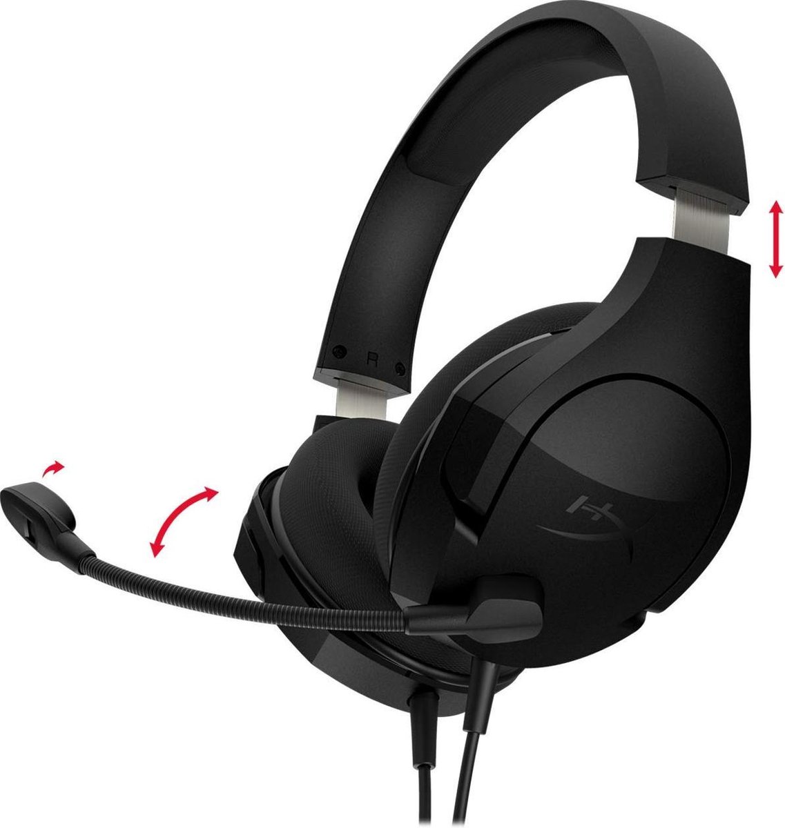 HyperX Cloud Stinger Core PC Gaming Headset - Black (PC/Mac/PS4/Xbox One/Sch/Mobile) - Wit
