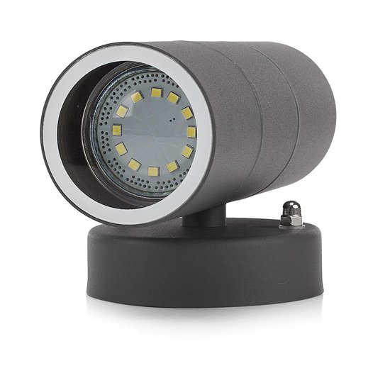 Smartwares Led-wandlamp Up And Down 6 W Gwl-176-hg - Grijs