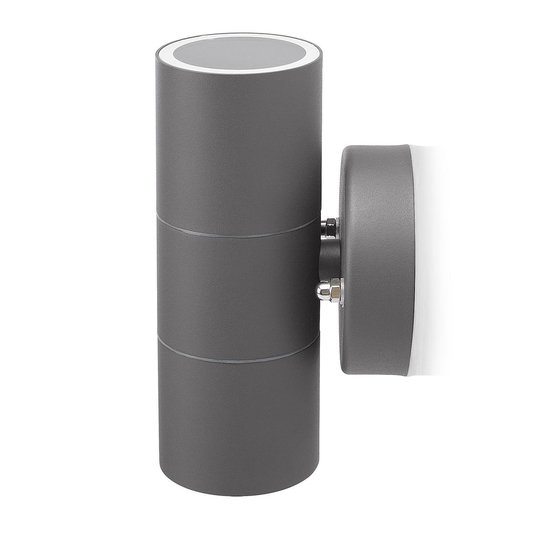 Smartwares Led-wandlamp Up And Down 6 W Gwl-176-hg - Grijs