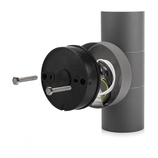 Smartwares Led-wandlamp Up And Down 6 W Gwl-176-hg - Grijs