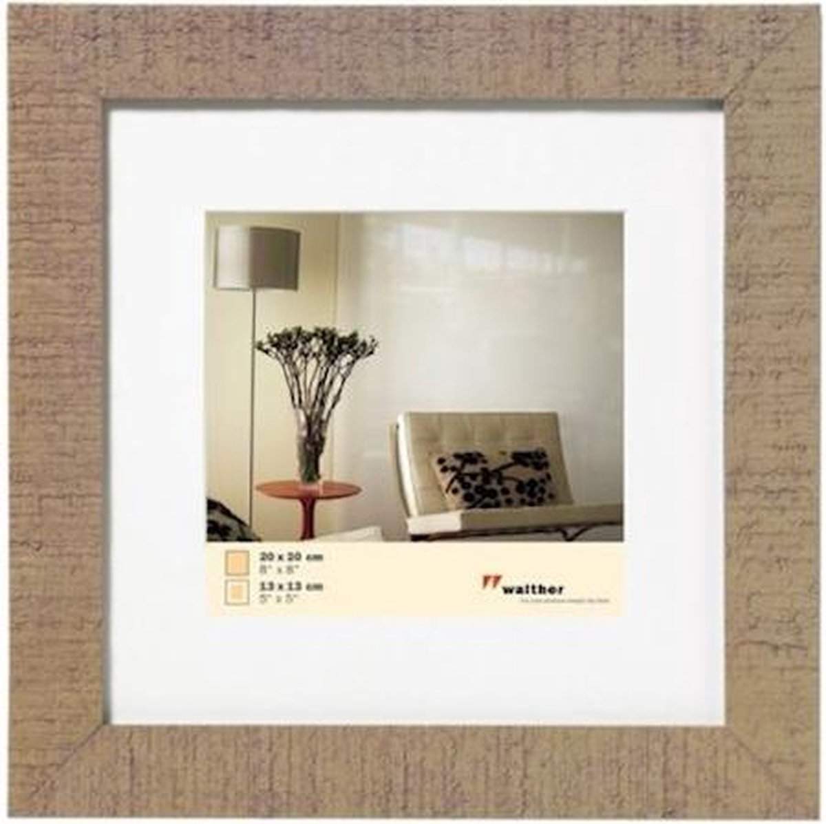 Walther Design Fotolijst Home 40x40 Cm - Bruin