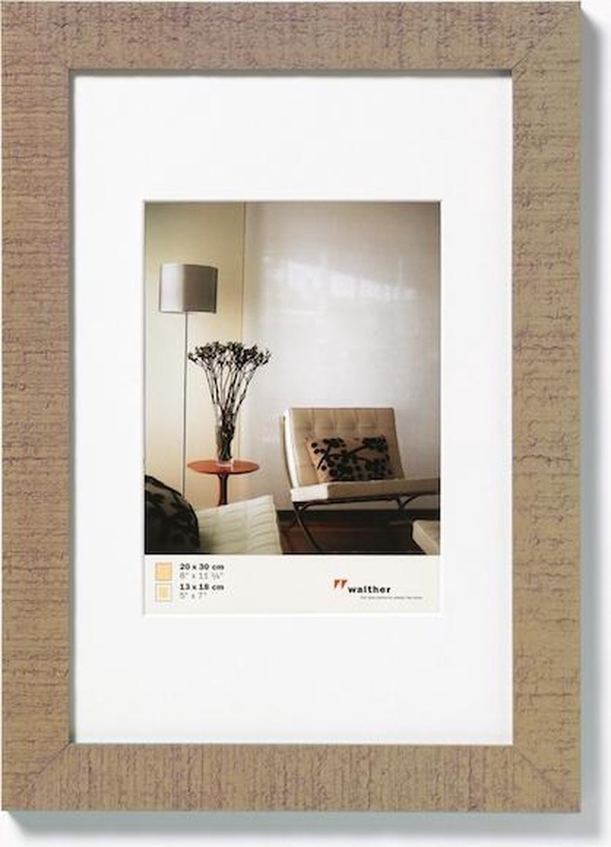 Walther Design Fotolijst Home 40x40 Cm - Bruin