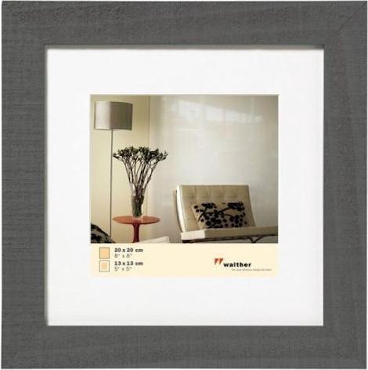 Walther Design Fotolijst Home 40x40 Cm - Grijs