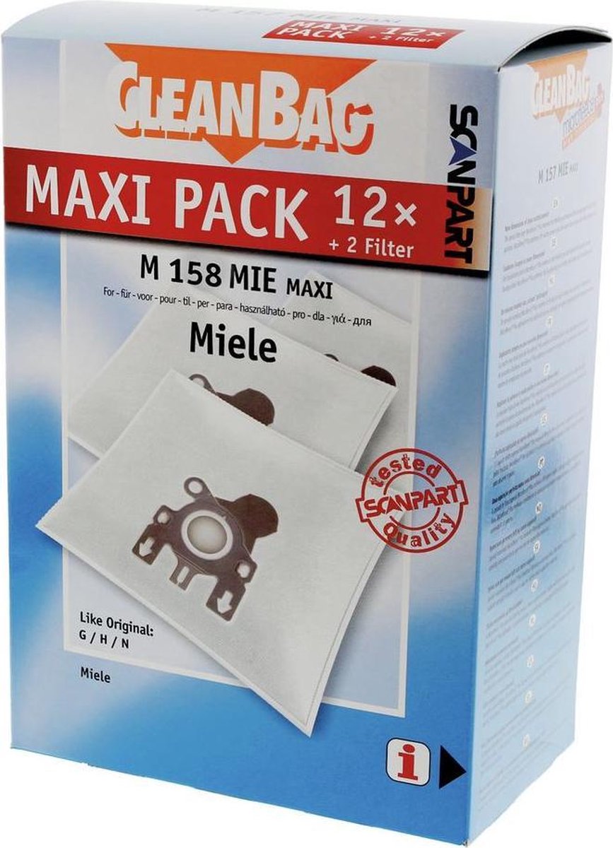 Scanpart Stofzuigerzakken M158mie Maxi 12 Stuks