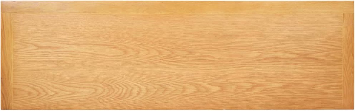 Vidaxl Dressoir 110x33,5x70 Cm Massief Eikenhout - Grijs