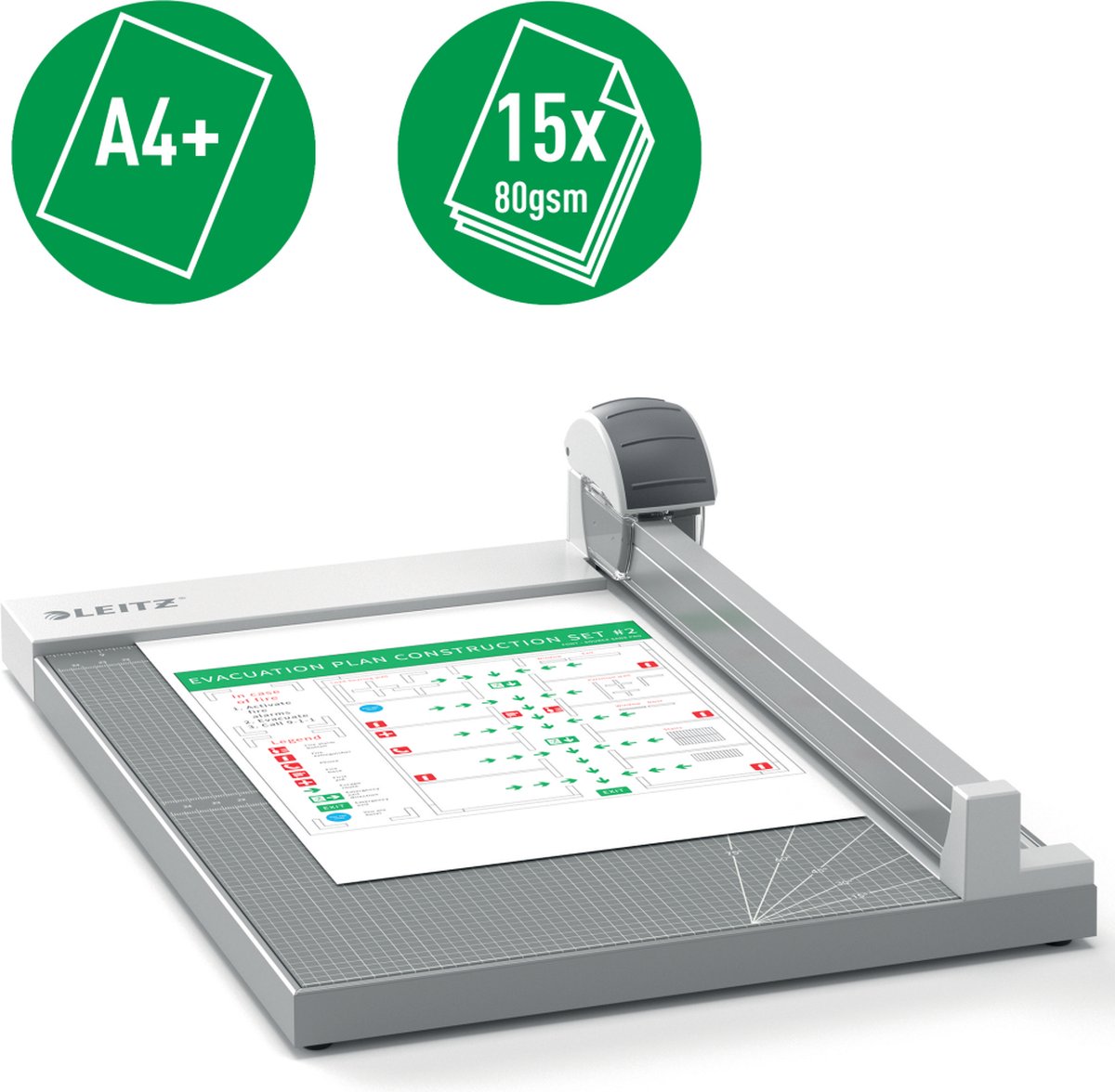 Leitz Rolsnijmachine A4+ Office -