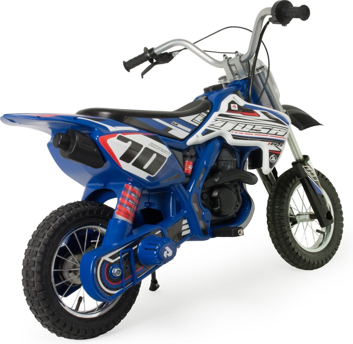 Injusa Accuvoertuig Motorfiets Blue Fighter 24v 106 Cm - Blauw