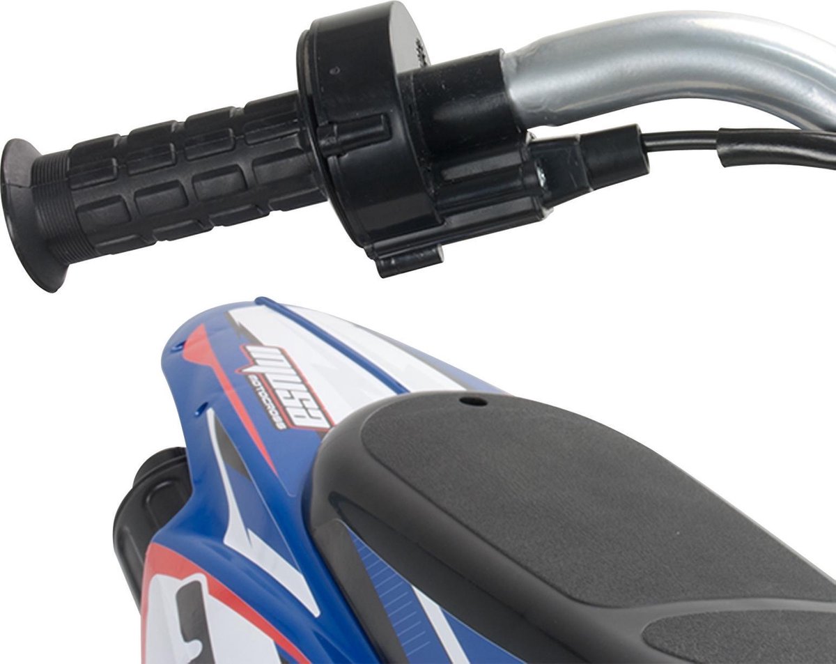 Injusa Accuvoertuig Motorfiets Blue Fighter 24v 106 Cm - Blauw