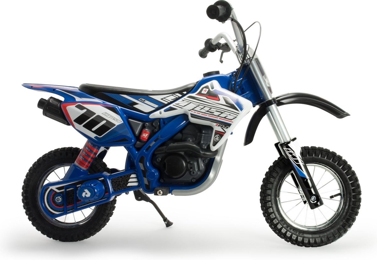 Injusa Accuvoertuig Motorfiets Blue Fighter 24v 106 Cm - Blauw