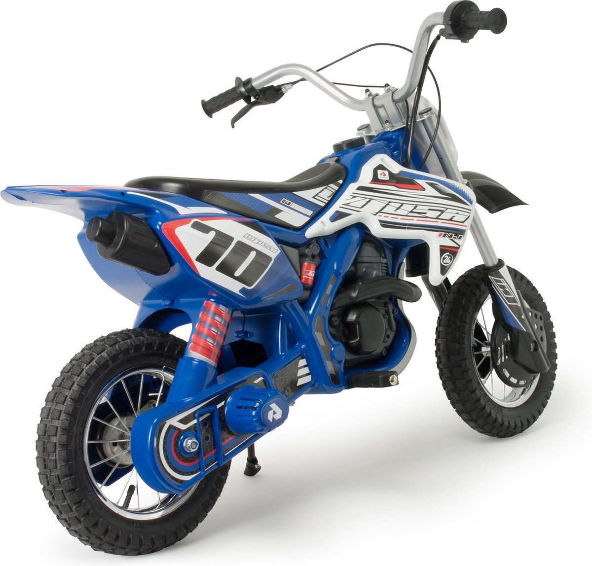 Injusa Accuvoertuig Motorfiets Blue Fighter 24v 106 Cm - Blauw