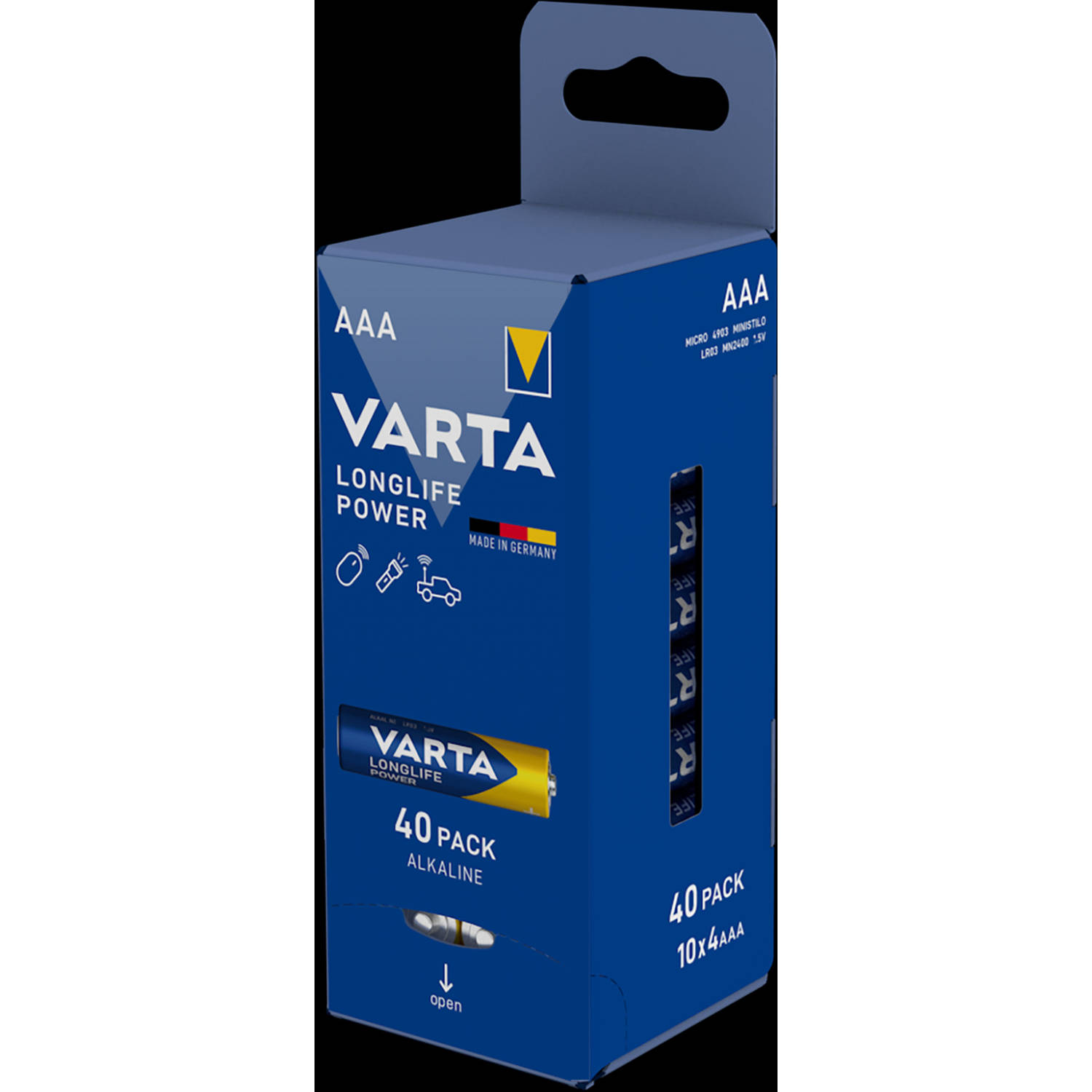 Varta Longlife Power Aaa Box 40