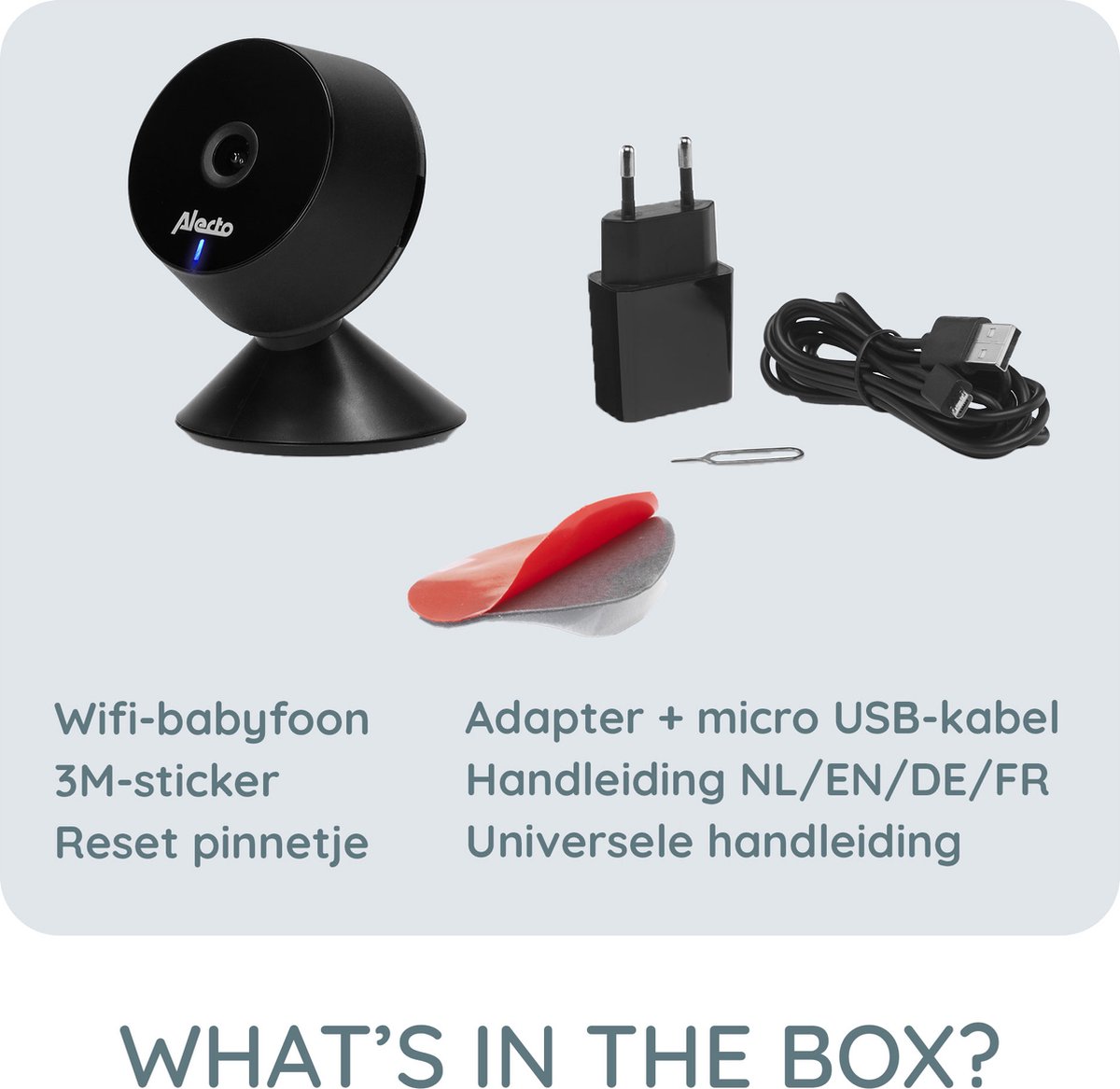 Alecto Wifi Babyfoon Met Camera Smartbaby5bk - Zwart