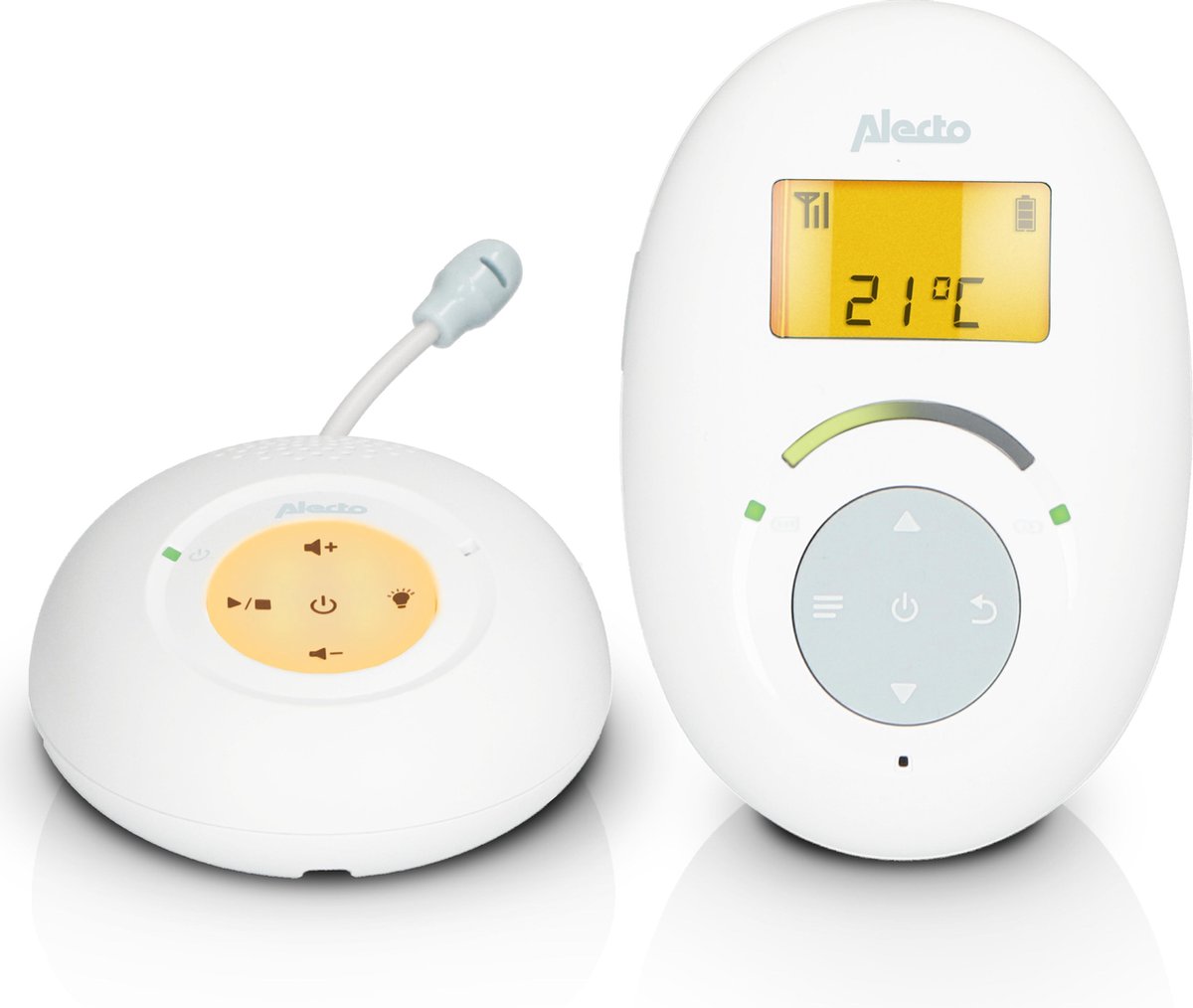 Alecto Full Eco Dect Babyfoon Dbx120 Wit-blauw