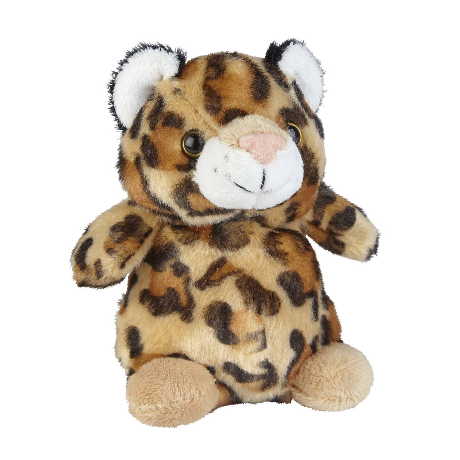 Nature Plush Planet Pluche Knuffel Dieren Luipaard 12 Cm - Knuffeldier