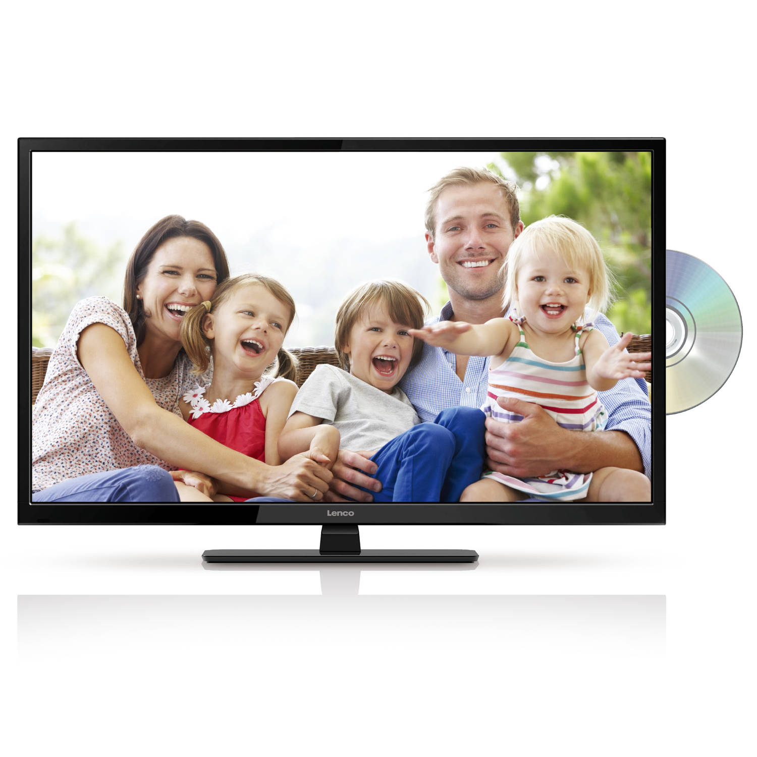 Lenco Hd Led Tv Met 28 Inch En Dvb/t/t2/s2/c Met Ingebouwde Dvd Speler Dvl-2862bk - Zwart