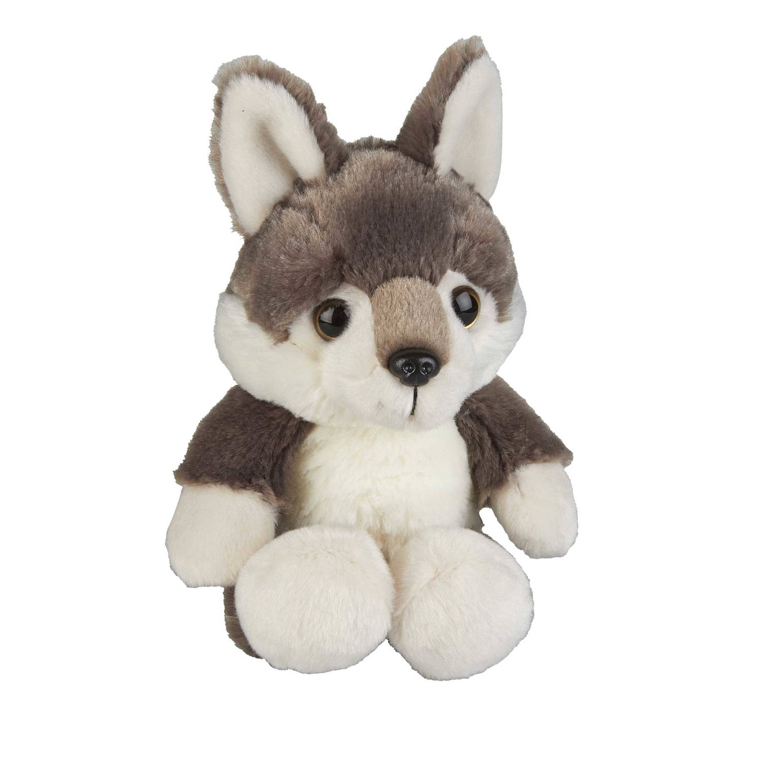 Nature Plush Planet Pluche Knuffel Dieren Wolf 18 Cm - Knuffeldier