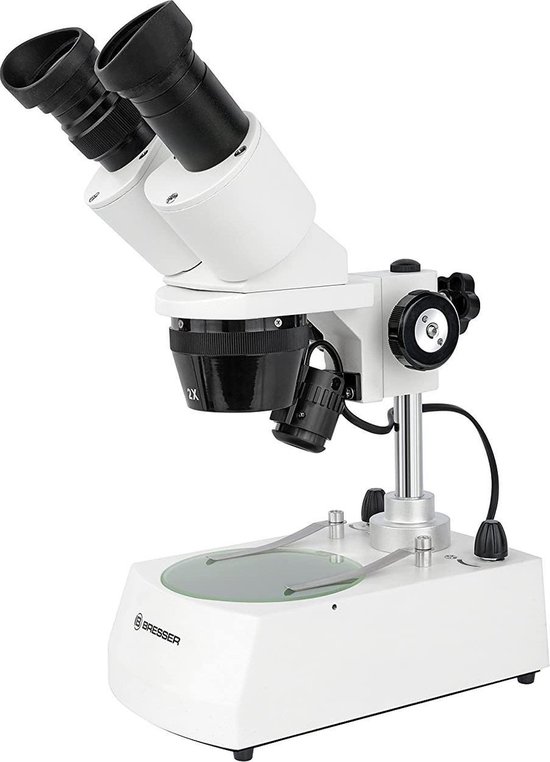 Bresser Stereo-microscoop Erudit Icd 3d 29 Cm Aluminium - Wit