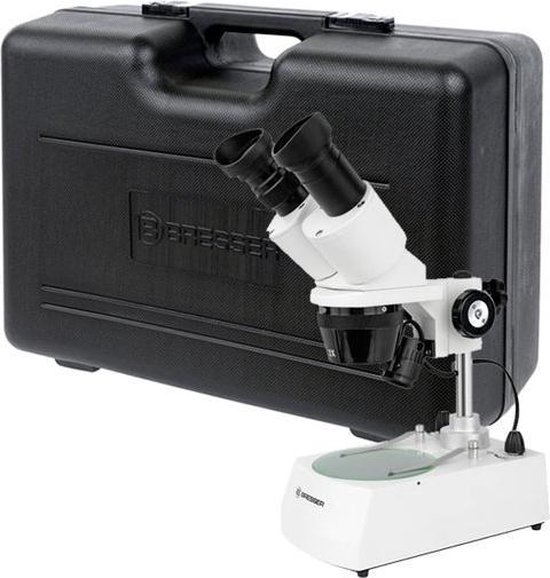 Bresser Stereo-microscoop Erudit Icd 3d 29 Cm Aluminium - Wit