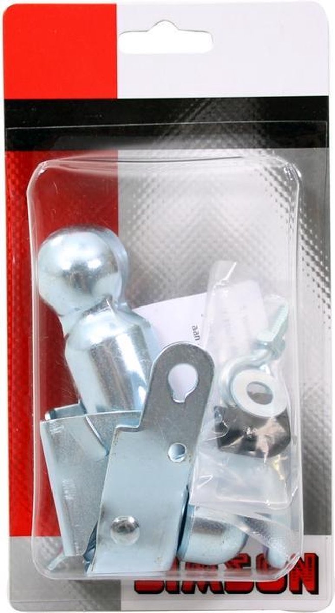 Simson Fietskar Koppeling Zilver - Zwart