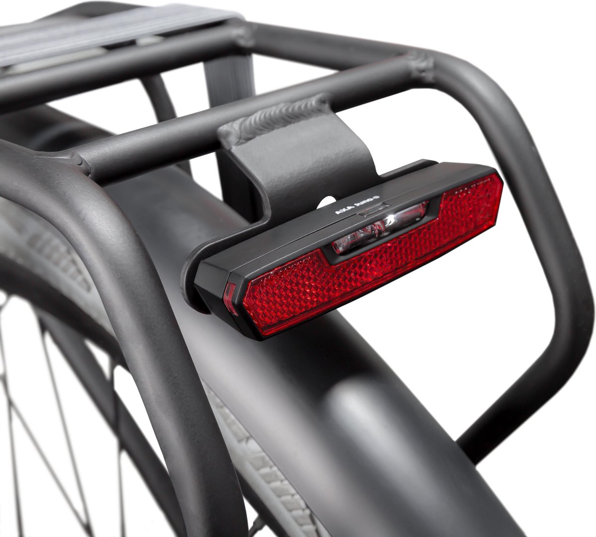 AXA Achterlicht Juno Battery 80 Mm Led Zwart/ - Rood