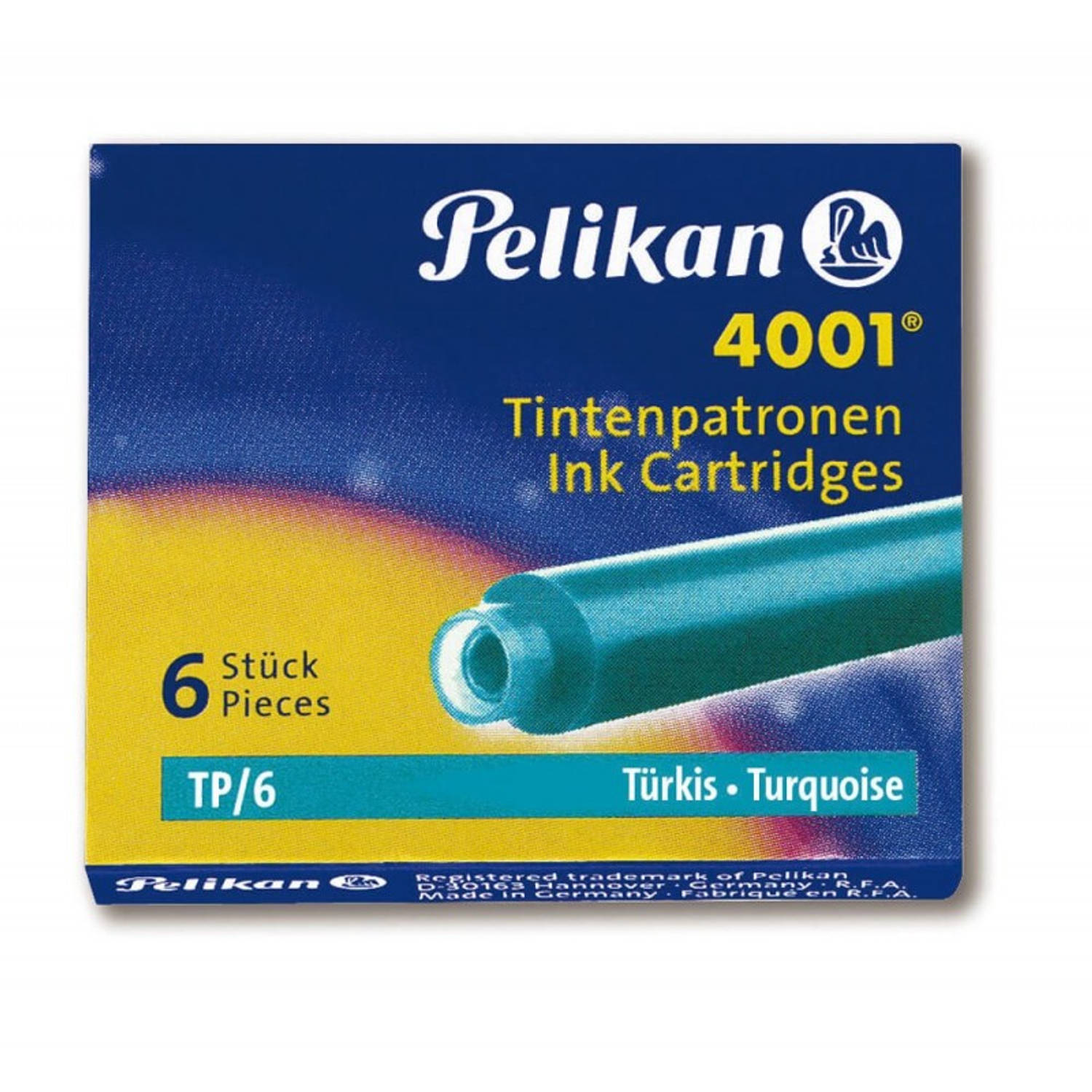 Pelikan Inktpatronen 4001 Turkoois - Turquoise