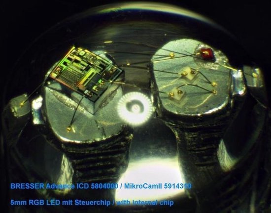 Bresser Stereo-microscoop Advance Icd 3d Aluminium - Wit