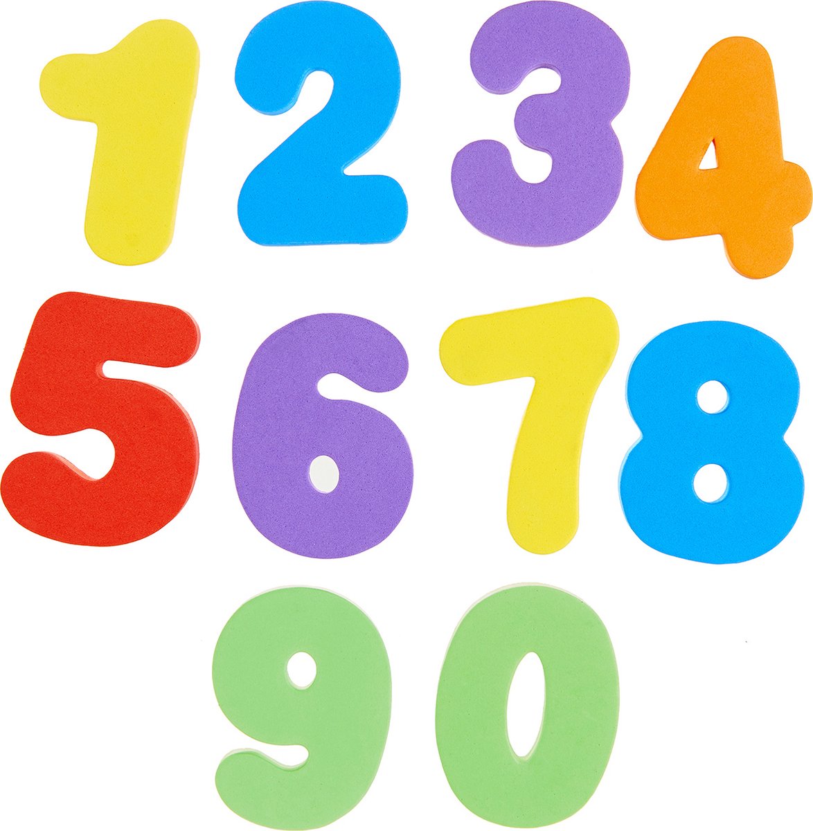 Munchkin 36-delige Badspeelset Letters En Cijfers Meerkleurig - Rood