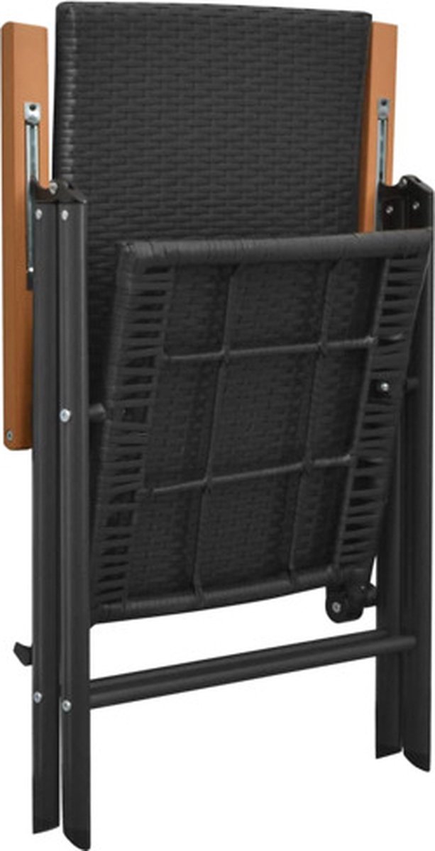 Vidaxl 5-delige Tuinset En Bruin - Zwart