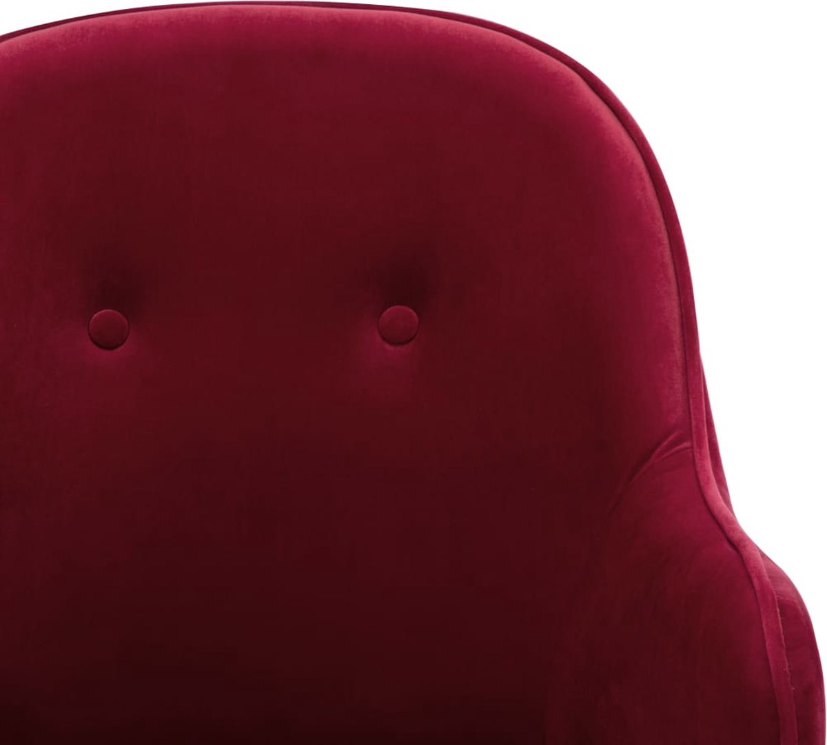Vidaxl Schommelstoel Fluweel Wijn - Rood